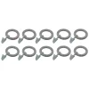Castorama 10 Anneaux Clip Pour Barre à Rideau Chalki GoodHome ⌀28 mm Blanc