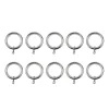 Castorama 10 Anneaux Pour Barre à Rideau Olympe GoodHome ⌀28 mm Gris