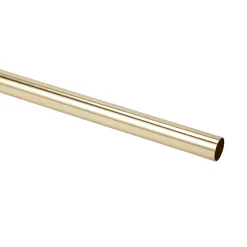 Castorama Barre Simple GoodHome 19 mm Elasa, 200 cm Or