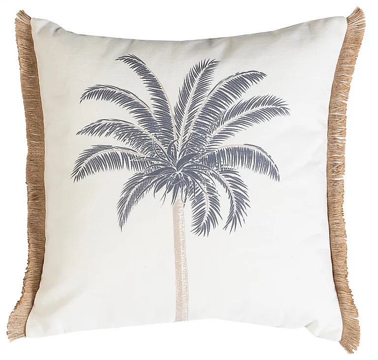 Coussin Banana Deko & Co Coton Beige Noir L.50 X L.50 X Ep.2 Cm 3 Coussin Banana Deko & Co Coton Beige Noir L.50 X L.50 X Ep.2 Cm