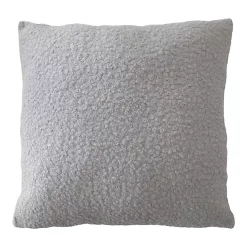 Castorama Coussin Bouclette L.45 X L.45 Cm Gris