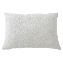 Castorama Coussin Bouclette L.60 X L.45 Cm Blanc