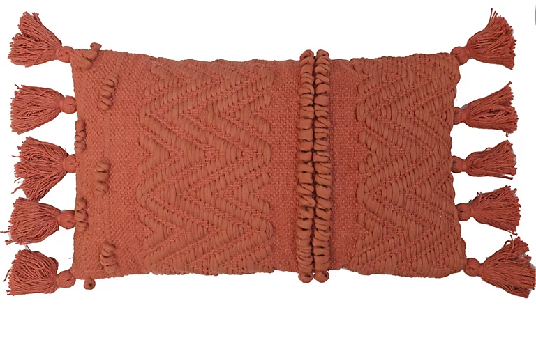 Castorama Coussin Chindi Tissé Avec 10 Pompons Terracotta 30 X 50 Cm 3 Castorama Coussin Chindi Tissé Avec 10 Pompons Terracotta 30 X 50 Cm