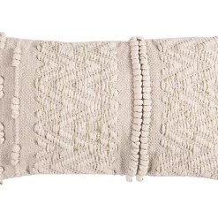 Castorama Coussin Chindi Twist Deko & Coblanc Naturel L.50 X L.40 Cm