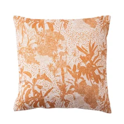 Coussin Colonie Deko & Co Orange L.45 X L.45 Cm X Ep.35mm