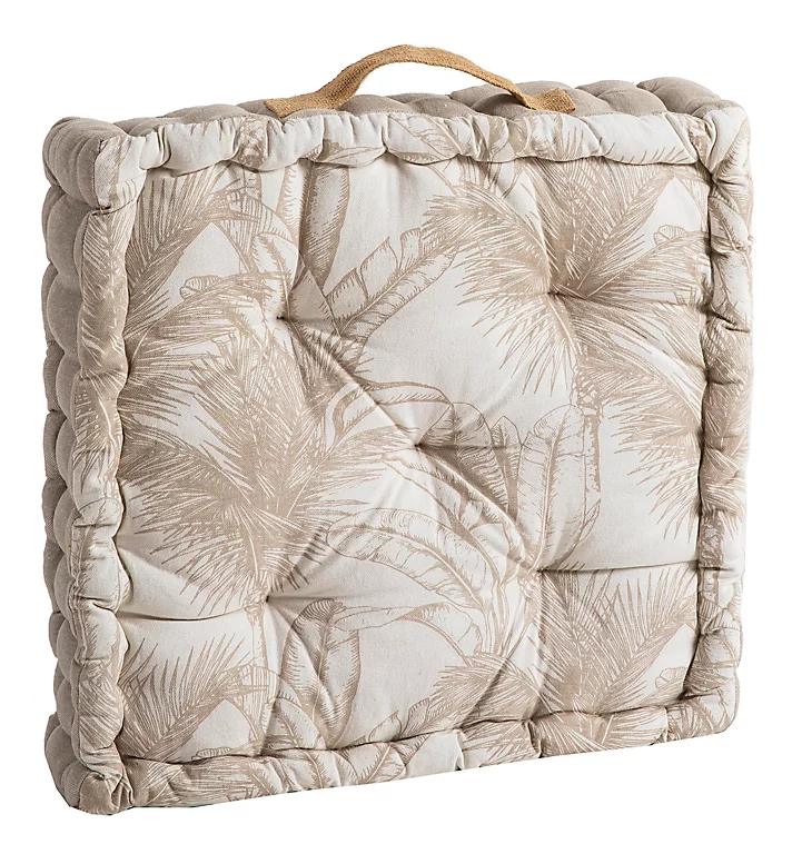 Castorama Coussin De Sol Banana Deco&Co Blanc Et Beige L.45 X L.45 Cm 3 Castorama Coussin De Sol Banana Deco&Co Blanc Et Beige L.45 X L.45 Cm
