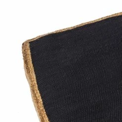 Castorama Coussin De Sol En Jute Chindi Deko & Co Noir L.120 X L.60 Cm