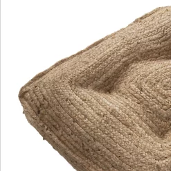 Coussin De Sol En Jute Deko & Co L.60 X L.60 X Ep.10 Cm