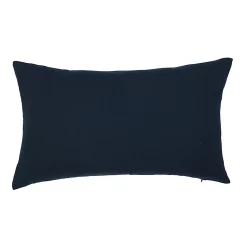 Castorama Coussin Effet Coton Gihon 50x30cm Bleu Nuit