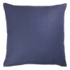 Castorama Coussin Effet Lin Nubia 43x43cm Bleu Nuit