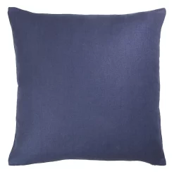 Castorama Coussin Effet Lin Nubia 43x43cm Bleu Nuit