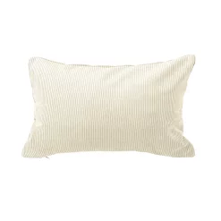 Castorama Coussin Effet Velours GoodHome Carrington 30 X 50 Cm Blanc