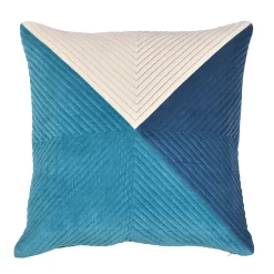 Castorama Coussin Effet Velours GoodHome Orozco 45 X 45 Cm Bleu