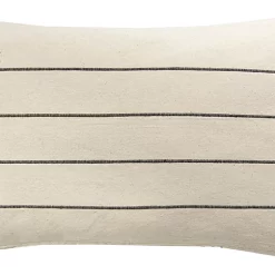 Castorama Coussin Eko Deco&Co Beige Et Noir L.40 X L.60 Cm
