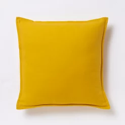 Castorama Coussin GoodHome Hiva Jaune 45 X 45 Cm