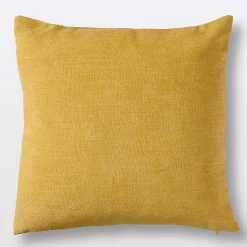 Castorama Coussin GoodHome Pahea Jaune 45 X 45 Cm