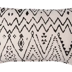 Castorama Coussin Imprimé Aztec Lima Deco&Co Noir Et Blanc L.50 X L.30 Cm