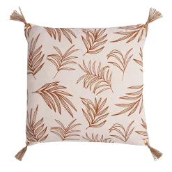 Coussin Imprimé Palme Juste Deko & Co L.40 X L.40 Cm