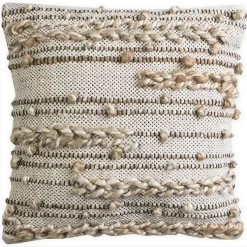 Castorama Coussin Jute Tanger Deco&Co Beige L.45 X L.45 X Ep.2cm