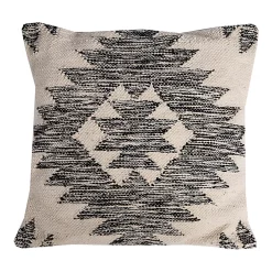 Castorama Coussin Kilima Deco&Co Naturel Noir L.50 X L.50 Cm