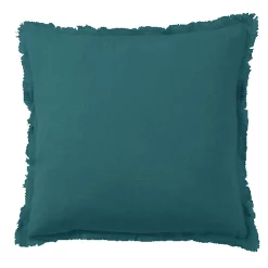 Castorama Coussin Lin Deko & Co Deep Lake Bleu L.45 X L.45 X Ep.3cm