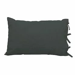 Castorama Coussin Lin Lave Vert Gris 40 X 60 Cm