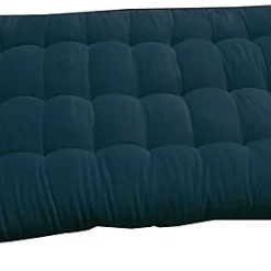 Castorama Coussin Long Velours Deko & Co Bleu Foncé L.120 X L.60 Cm