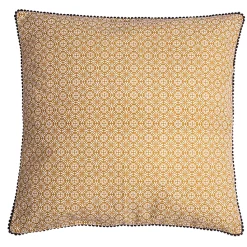 Castorama Coussin Native Deco&Co Curry Jaune L.50 X L.50 Cm