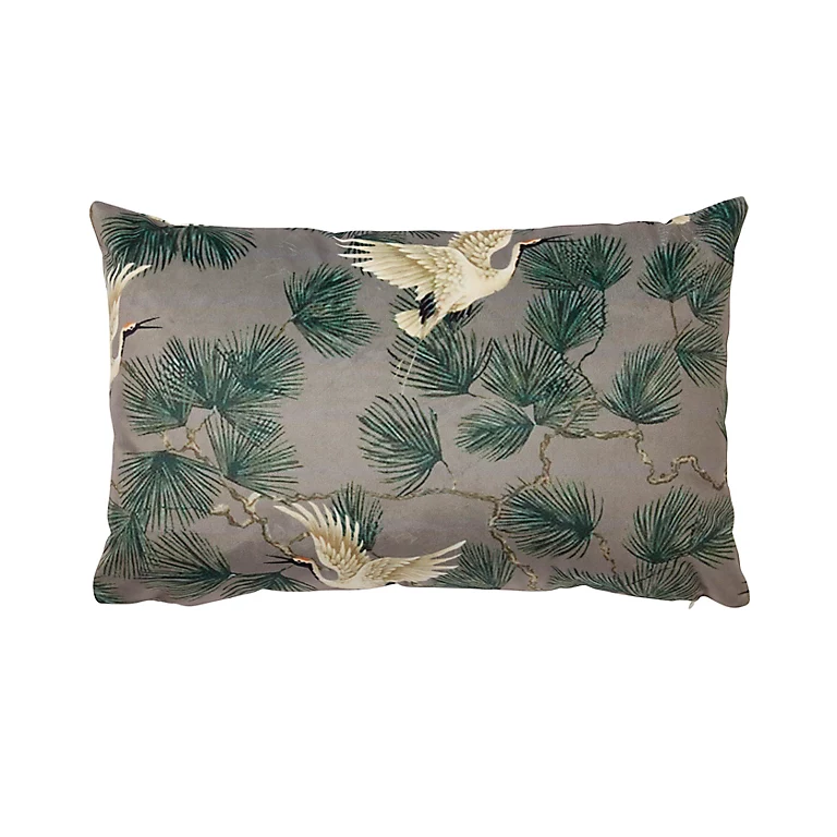 Castorama Coussin Oiseaux Asiatiques 50 X 30 Cm GoodHome Gris Foncé 3 Castorama Coussin Oiseaux Asiatiques 50 X 30 Cm GoodHome Gris Foncé