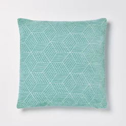Castorama Coussin Opale Bleu 45 X 45 Cm