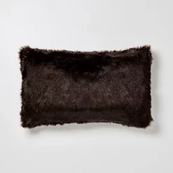 Castorama Coussin Solitaire Marron 30 X 50 Cm