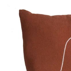 Castorama Coussin Terra Brodé Recyclé Deco&Co L.45 X L.45 X Ep.3cm