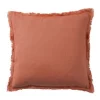 Castorama Coussin Terra Deko & Co Autumn Leaf  Naturel L.45 X L.45 X Ep.3cm