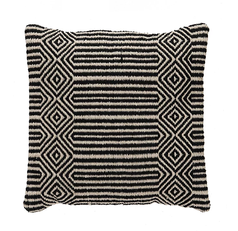 Coussin Tissage Woove Deko & Co L.40 X L.40 Cm 3 Coussin Tissage Woove Deko & Co L.40 X L.40 Cm