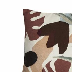 Deko & Co Coussin Ysia Brown Deco&Co L.50 X L.30 Cm