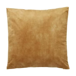 Castorama Coussin Zircon GoodHome Vieux Jaune Moutarde L.45 X L.45 Cm