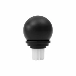 Castorama Embout Barre à Rideaux Araxos GoodHome Boule Noir Mat Ø6 Cm
