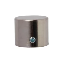 Castorama Embout Bouchon Pour Barre à Rideau En Nickel Brossé Ikaria Argent