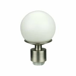 Castorama Embout Boule Pour Barre à Rideau GoodHome 19 mm Anafi Blanc