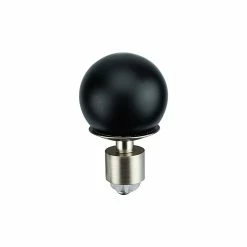 Castorama Embout Boule Pour Barre à Rideau GoodHome 19 mm Araxos Noir