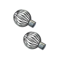 Castorama Embout Cage Pour Barre à Rideau GoodHome ⌀19cm Olympe Gris