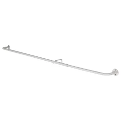Castorama Ensemble Barre à Rideau Industriel Extensible Blanc Anafi GoodHome L. 120/210 X Ø16/19 Cm