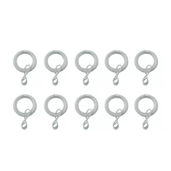 Castorama Ensemble D'anneaux GoodHome 10 mm Blanc Mat Nisis