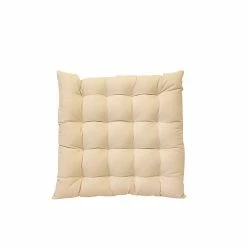 Castorama Galette De Chaise GoodHome Hiva Ivoire 45 X 45 Cm