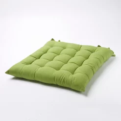 Castorama Galette De Chaise GoodHome Hiva Vert 45 X 45 Cm