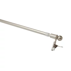 Castorama Kit Barre De Rideau GoodHome Avec Support 50/80 En Nickel Brossé Konera