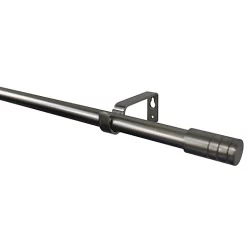 Castorama Kit De Tringle à Rideau Extensible Embout Bouchon Athens GoodHome 200/330 Cm, Ø19mm Gris