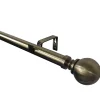 Castorama Kit De Tringle à Rideau Extensible Embout Boule Antiki GoodHome 120/210 Cm, ⌀25/28mm Doré