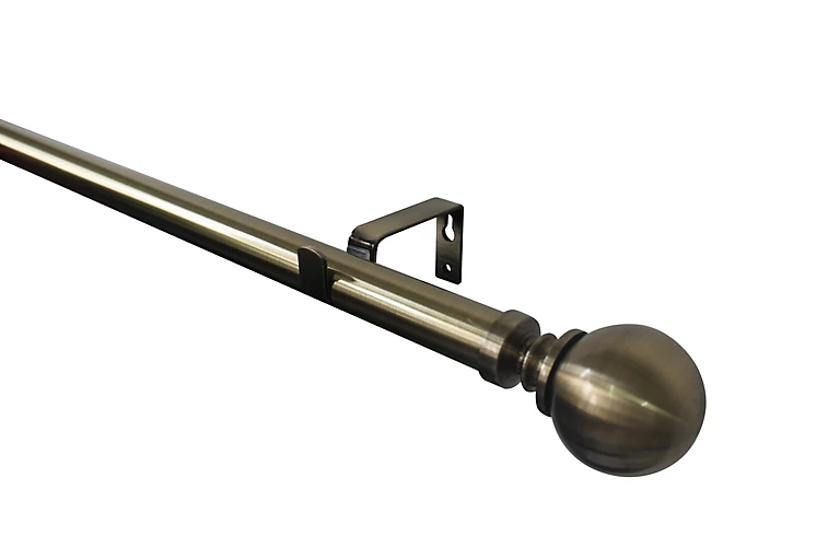 Castorama Kit De Tringle à Rideau Extensible Embout Boule Antiki GoodHome 200/330 Cm, Ø25/28 Mm Doré 3 Castorama Kit De Tringle à Rideau Extensible Embout Boule Antiki GoodHome 200/330 Cm, Ø25/28 Mm Doré
