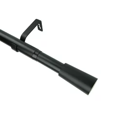 Castorama Kit De Tringle à Rideau Extensible Embout Cône Araxos GoodHome 120/210 Cm, Ø25/28mm Noir